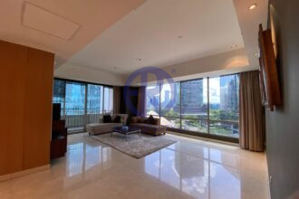 living room Sewa Sudirman Mansion 3 BR