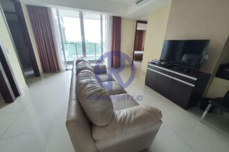 living room ruang keluarga Sewa Kemang Village 2 BR Infinity