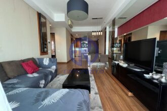 Rent Kemang Village 2 BR Cosmo Living Room